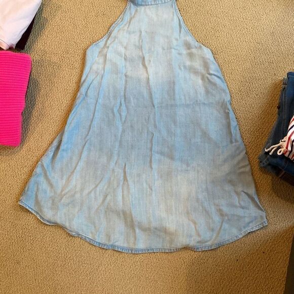 Cloth & Stone Chambray High-Neck Swing Dress - Picture 3 of 6